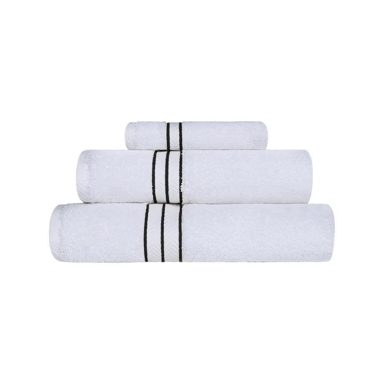 Hotel Turkish Cotton Solid Towel Set 3 Piece - Towel Set by Superior Brand
