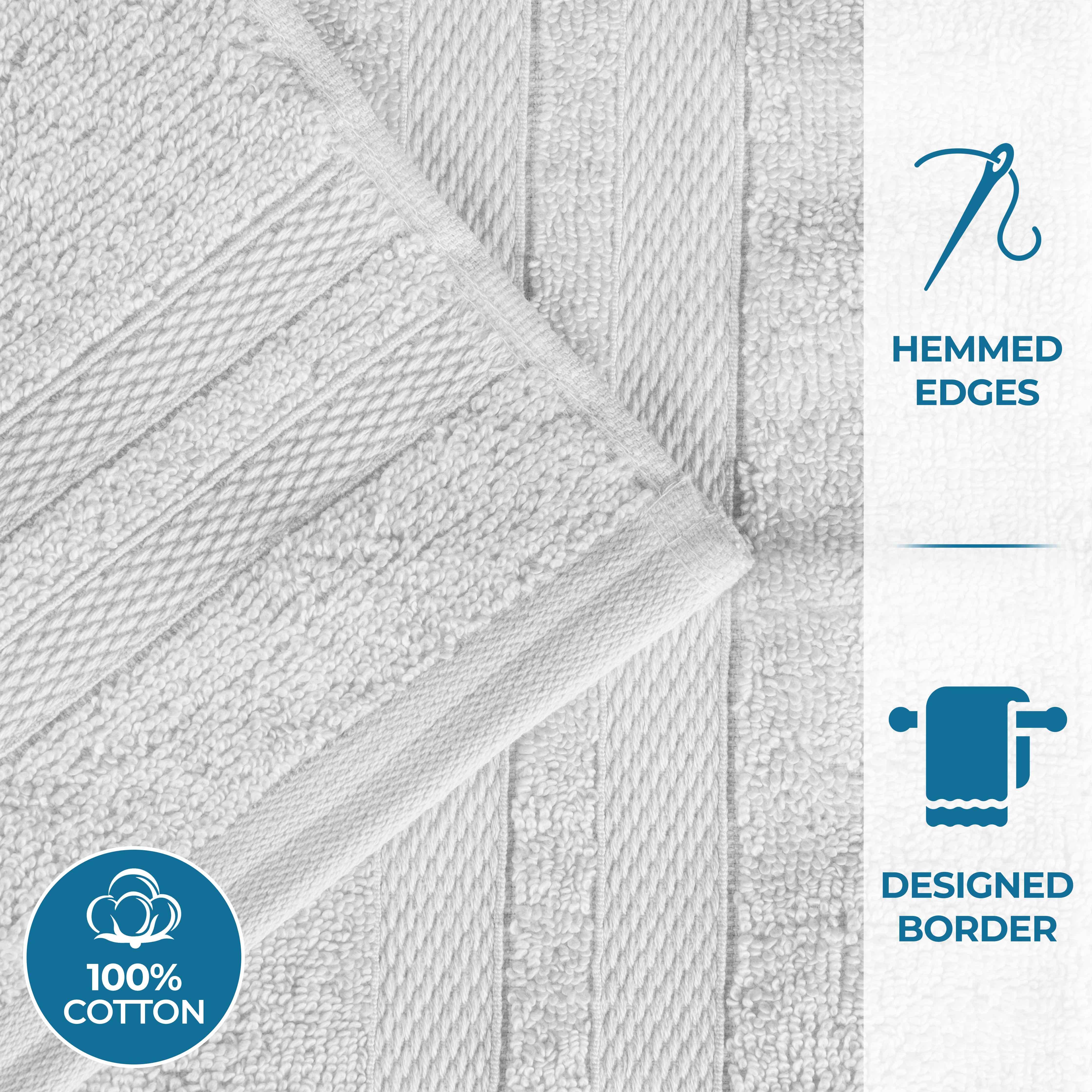 Ultra-Soft Cotton Absorbent Quick-Drying 12 Piece Assorted Towel Set - Towel Set by Superior Brand