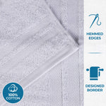 Ultra-Soft Cotton Absorbent Quick-Drying 12 Piece Assorted Towel Set - Towel Set by Superior Brand
