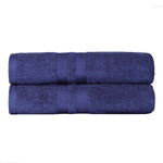 Ultra-Soft Cotton Solid Medium Weight Absorbent Bath Towel Set of 2 - Towel Set by Superior Brand