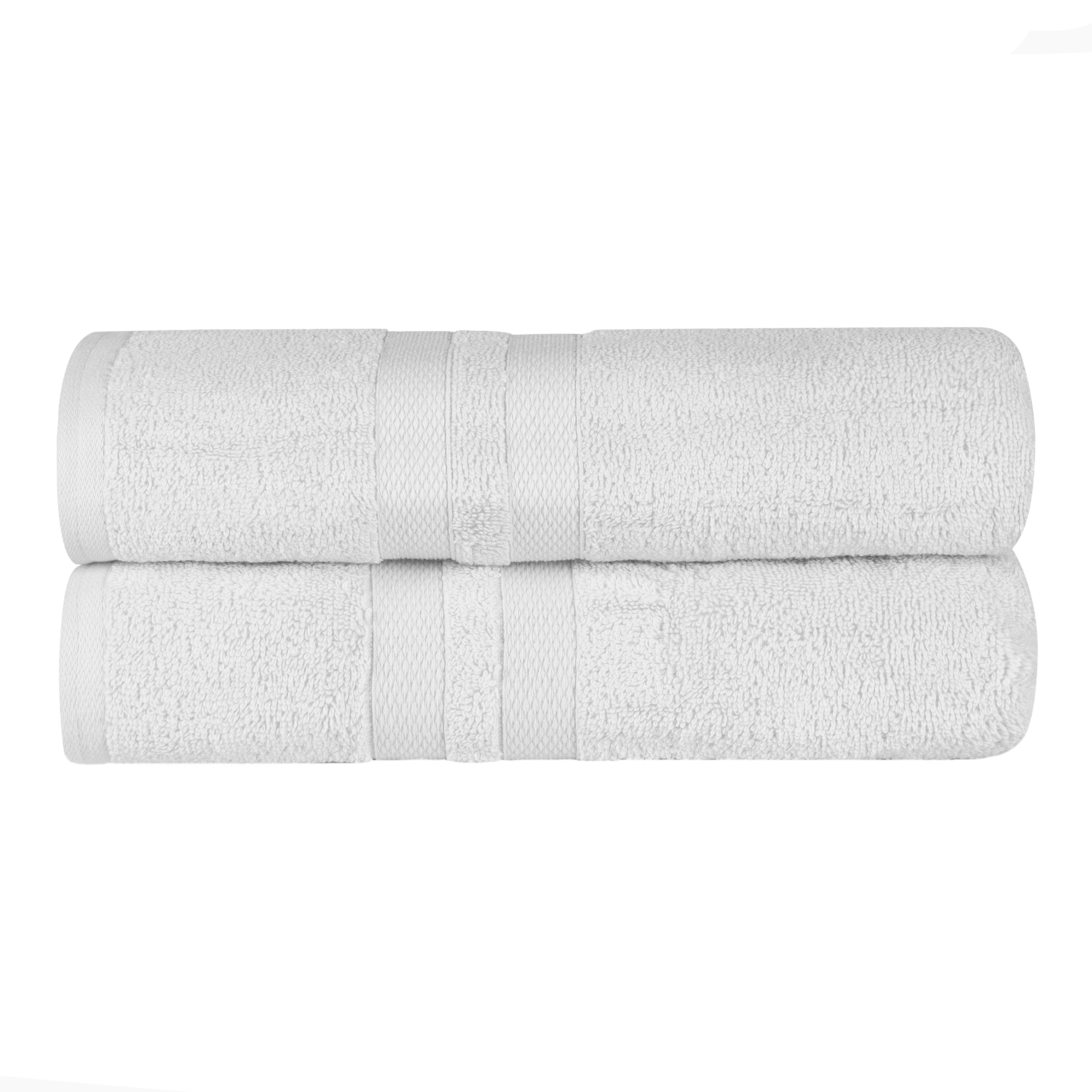 Ultra-Soft Cotton Solid Medium Weight Absorbent Bath Towel Set of 2 - Towel Set by Superior Brand