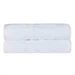Ultra-Soft Cotton Solid Medium Weight Absorbent Bath Towel Set of 2 - Towel Set by Superior Brand