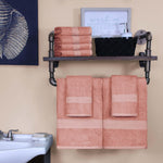 Ultra-Soft Rayon from Bamboo Cotton Blend Bath and Hand Towel Set - Towel Set by Superior Brand