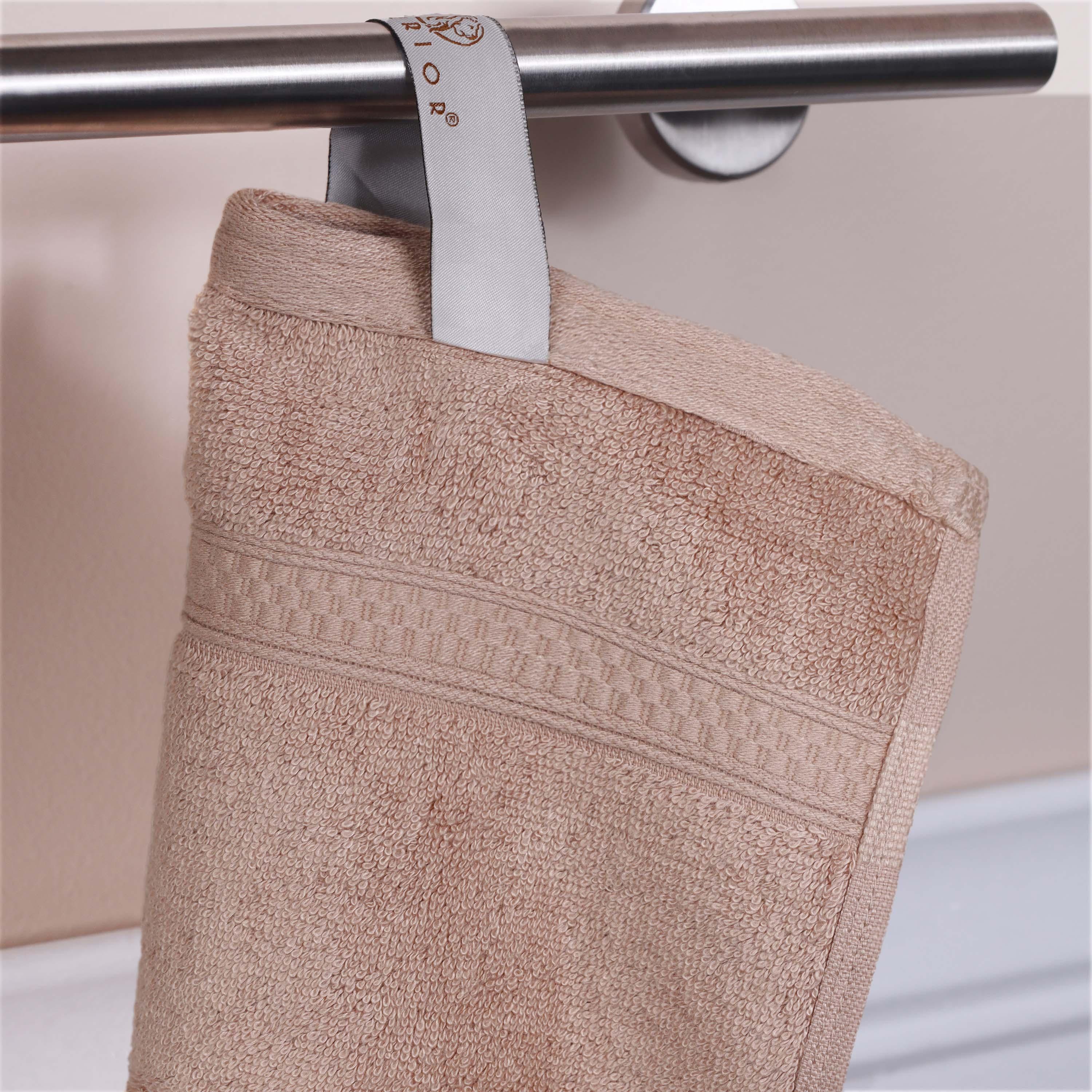 Ultra-Soft Rayon from Bamboo Cotton Blend Bath and Hand Towel Set - Towel Set by Superior Brand
