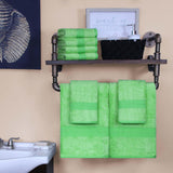 Ultra-Soft Rayon from Bamboo Cotton Blend Bath and Hand Towel Set - Towel Set by Superior Brand