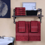 Ultra-Soft Rayon from Bamboo Cotton Blend Bath and Hand Towel Set - Towel Set by Superior Brand