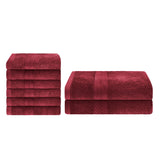 Ultra-Soft Rayon from Bamboo Cotton Blend Bath and Hand Towel Set - Towel Set by Superior Brand