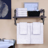 Ultra-Soft Rayon from Bamboo Cotton Blend Bath and Hand Towel Set - Towel Set by Superior Brand