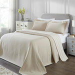 Valencia Cotton Reversible Medium Weight Matelasse Bedspread Set - Bedspread by Superior Brand