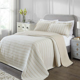Valencia Cotton Reversible Medium Weight Matelasse Bedspread Set - Bedspread by Superior Brand