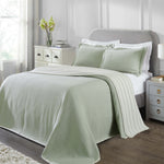 Valencia Cotton Reversible Medium Weight Matelasse Bedspread Set - Bedspread by Superior Brand
