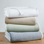 Valencia Cotton Reversible Medium Weight Matelasse Bedspread Set - Bedspread by Superior Brand