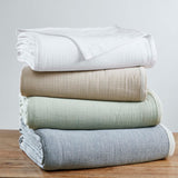 Valencia Cotton Reversible Medium Weight Matelasse Bedspread Set - Bedspread by Superior Brand