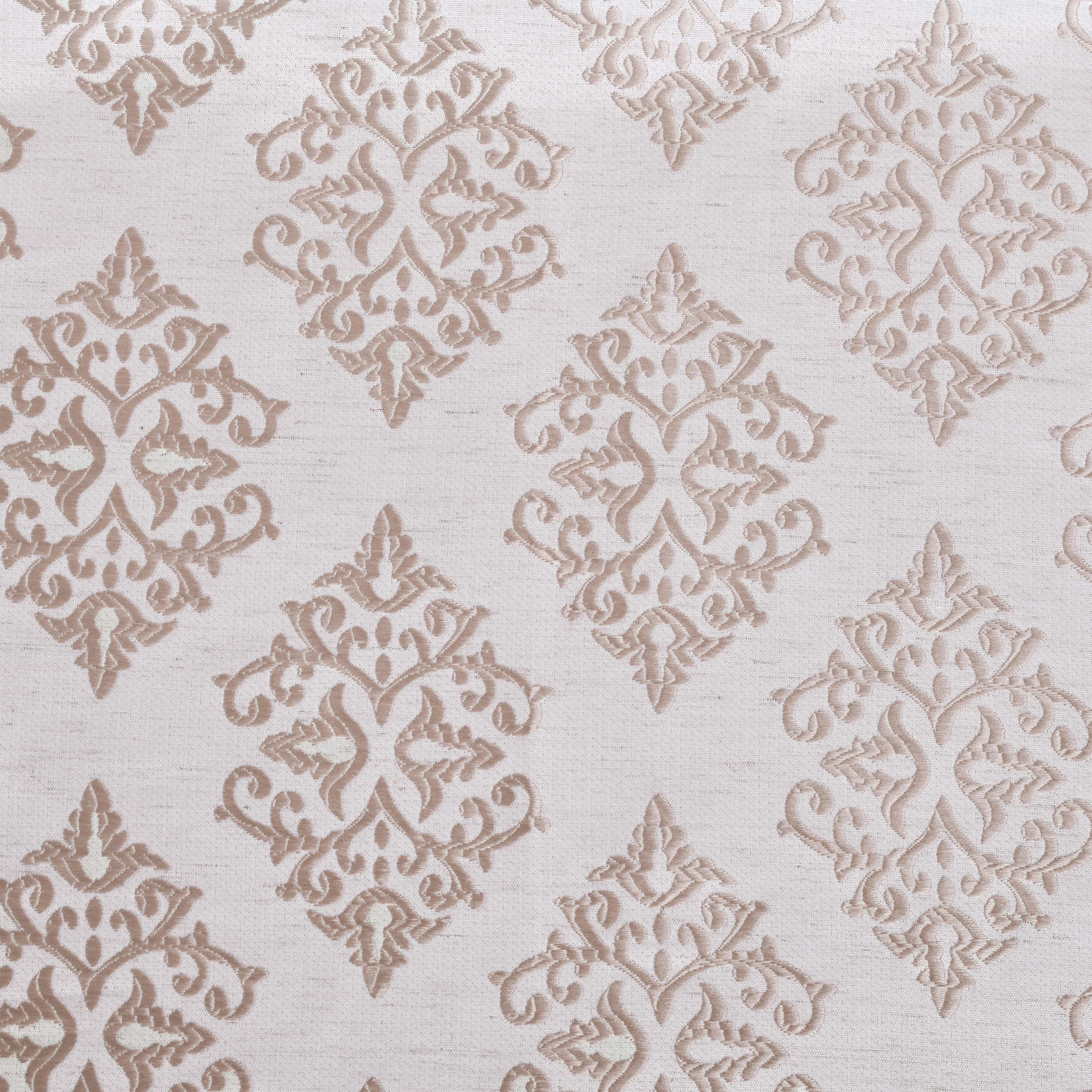 Venetian Damask Jacquard Grommet Traditional Curtain Panel Set - Semi Sheer Curtains by Superior Brand