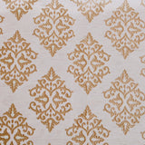 Venetian Damask Jacquard Grommet Traditional Curtain Panel Set - Semi Sheer Curtains by Superior Brand