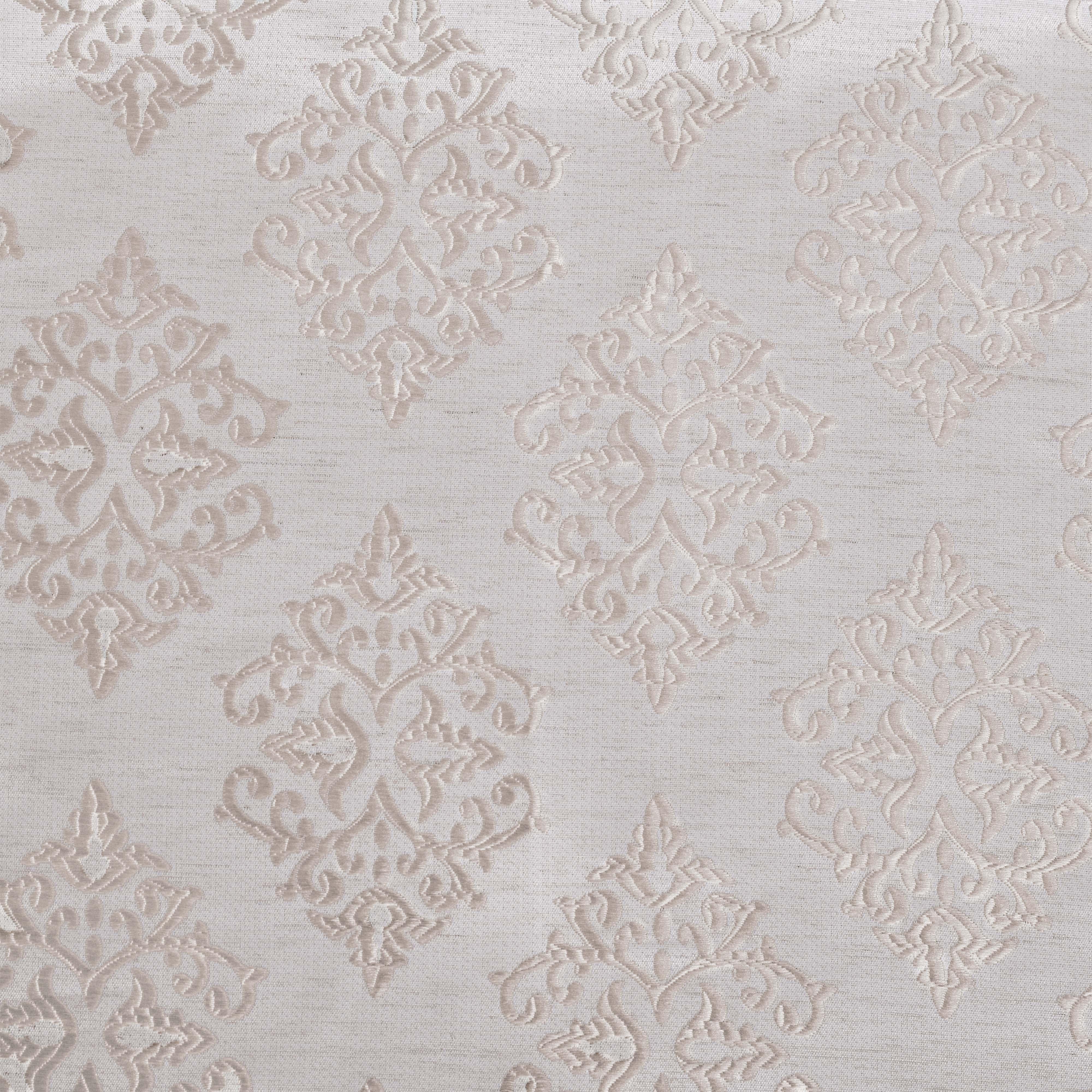 Venetian Damask Jacquard Grommet Traditional Curtain Panel Set - Semi Sheer Curtains by Superior Brand