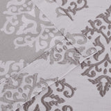 Venetian Damask Jacquard Grommet Traditional Curtain Panel Set - Semi Sheer Curtains by Superior Brand