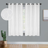Venetian Damask Jacquard Grommet Traditional Curtain Panel Set - Semi Sheer Curtains by Superior Brand