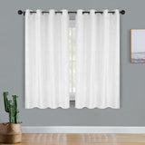 Venetian Damask Jacquard Grommet Traditional Curtain Panel Set - Semi Sheer Curtains by Superior Brand