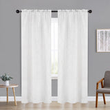 Venetian Damask Jacquard Grommet Traditional Curtain Panel Set - Semi Sheer Curtains by Superior Brand