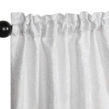 Venetian Damask Jacquard Grommet Traditional Curtain Panel Set - Semi Sheer Curtains by Superior Brand