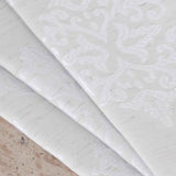 Venetian Damask Jacquard Grommet Traditional Curtain Panel Set - Semi Sheer Curtains by Superior Brand