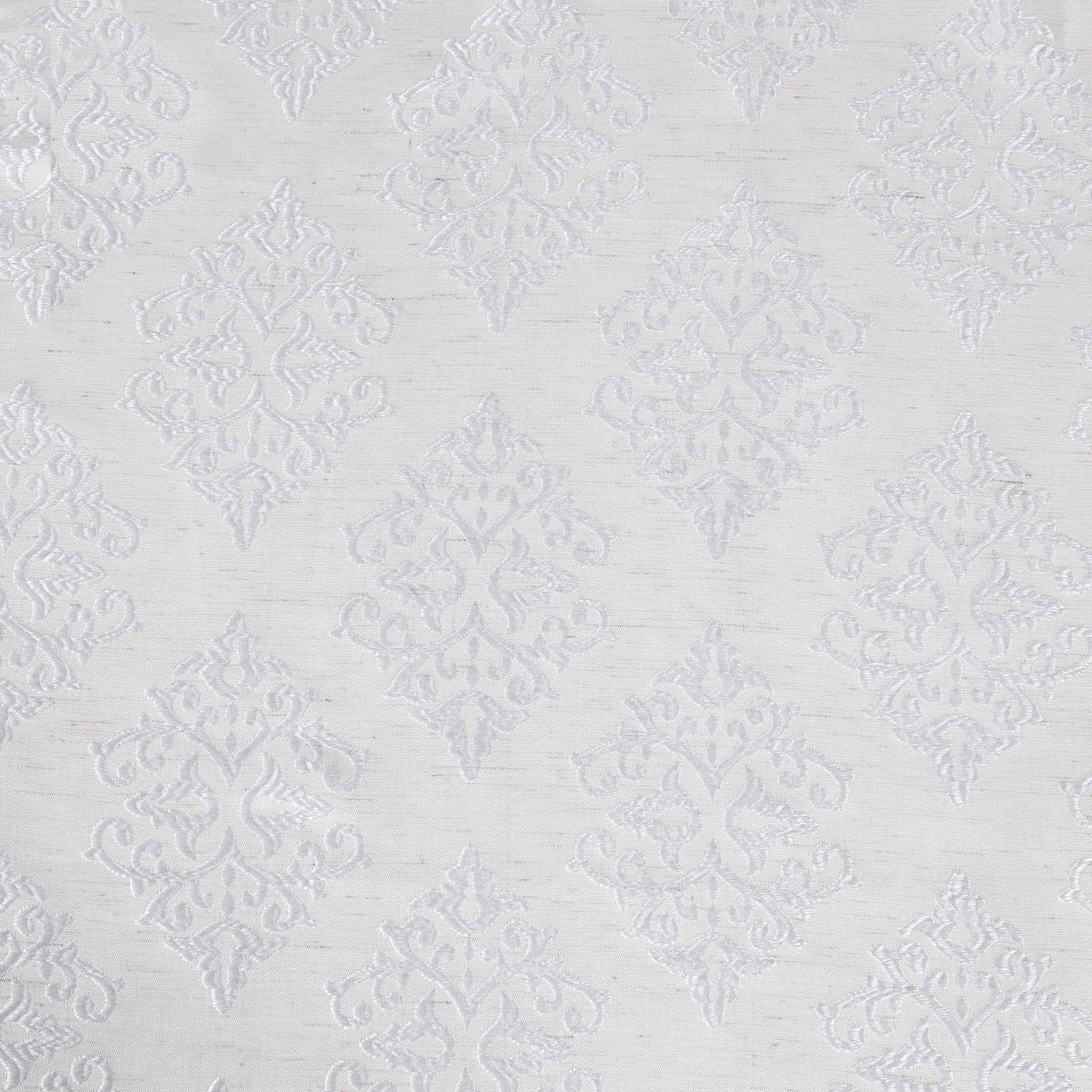 Venetian Damask Jacquard Grommet Traditional Curtain Panel Set - Semi Sheer Curtains by Superior Brand
