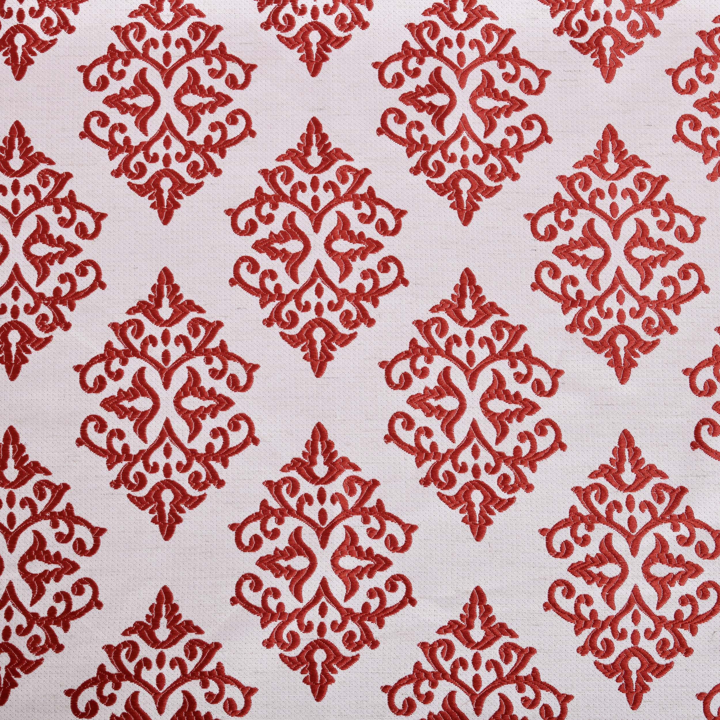Venetian Damask Jacquard Grommet Traditional Curtain Panel Set - Semi Sheer Curtains by Superior Brand