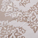 Venetian Damask Jacquard Grommet Traditional Curtain Panel Set - Semi Sheer Curtains by Superior Brand