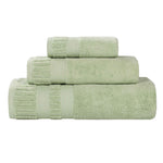 Venice Zero Twist Cotton Medium Weight Absorbent 3 Piece Towel Set - Towel Set by Superior Brand