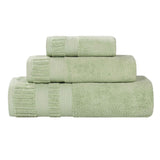 Venice Zero Twist Cotton Medium Weight Absorbent 3 Piece Towel Set - Towel Set by Superior Brand