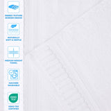 Venice Zero Twist Cotton Medium Weight Absorbent 6 Piece Towel Set - Towel Set by Superior Brand