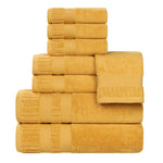 Zero Twist Cotton Towels 8 Piece Venice Collection - Towel Set by Superior Brand