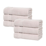 Zero Twist Cotton Hand Towels 6 Piece Venice Collection - Hand Towel by Superior Brand