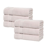 Zero Twist Cotton Hand Towels 6 Piece Venice Collection - Hand Towel by Superior Brand