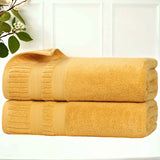 Zero Twist Cotton Medium Weight Soft Bath Towel Set of 2 - Bath Towel by Superior Brand