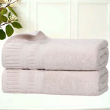 Zero Twist Cotton Medium Weight Soft Bath Towel Set of 2 - Bath Towel by Superior Brand