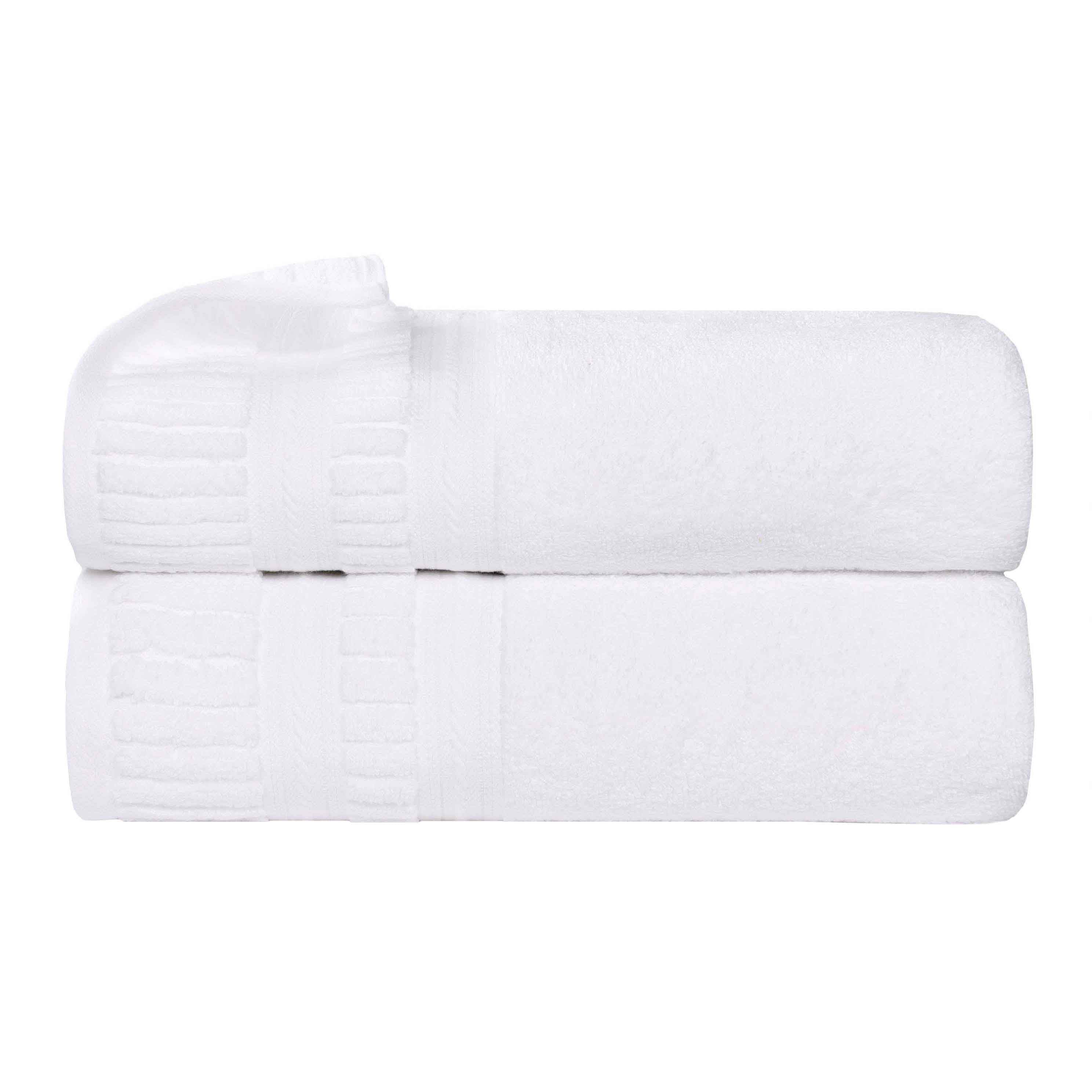Zero Twist Cotton Medium Weight Soft Bath Towel Set of 2 - Bath Towel by Superior Brand