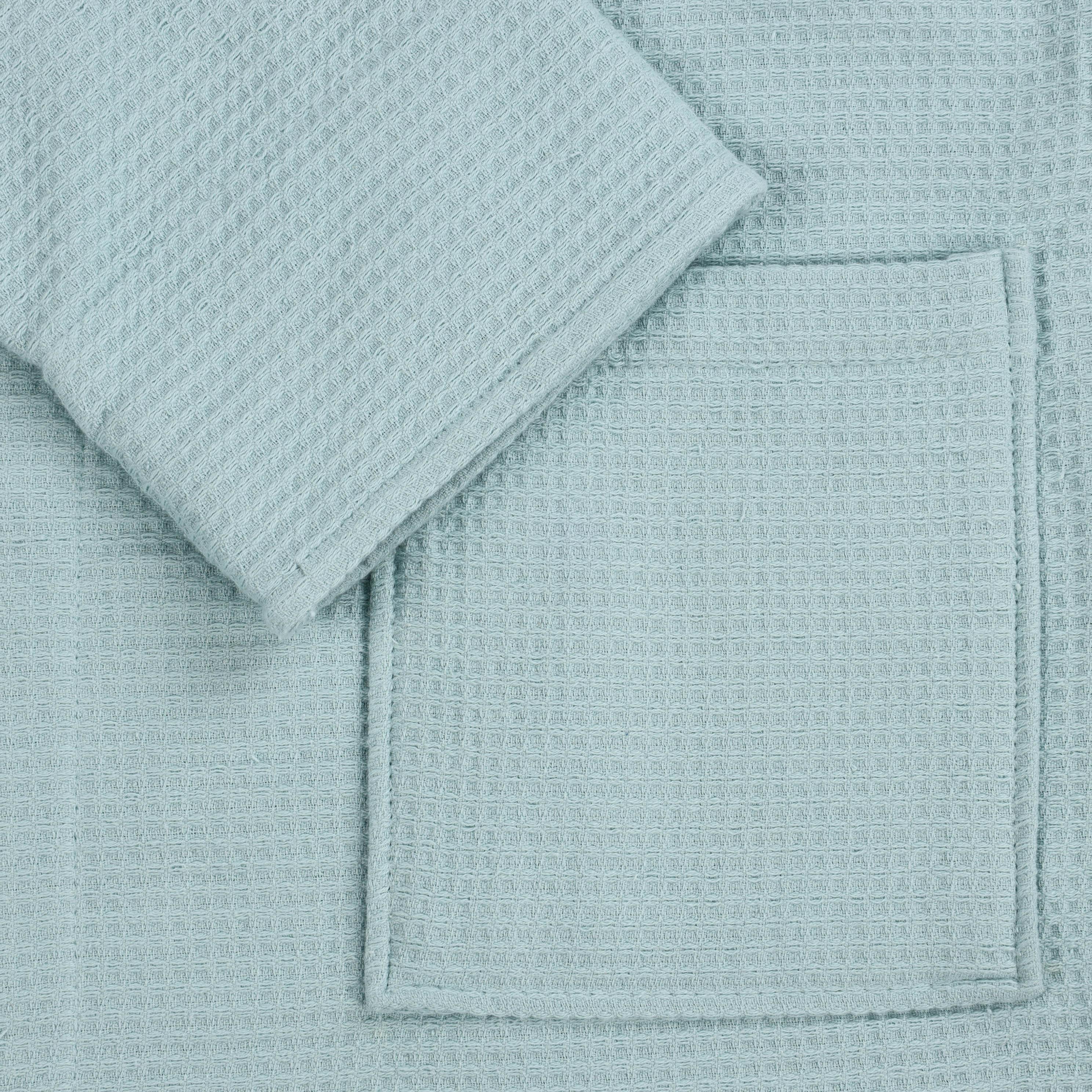Waffle Weave Cotton Soft Lightweight Oversized Unisex Adult Bath Robe - Bath Robe by Superior Brand