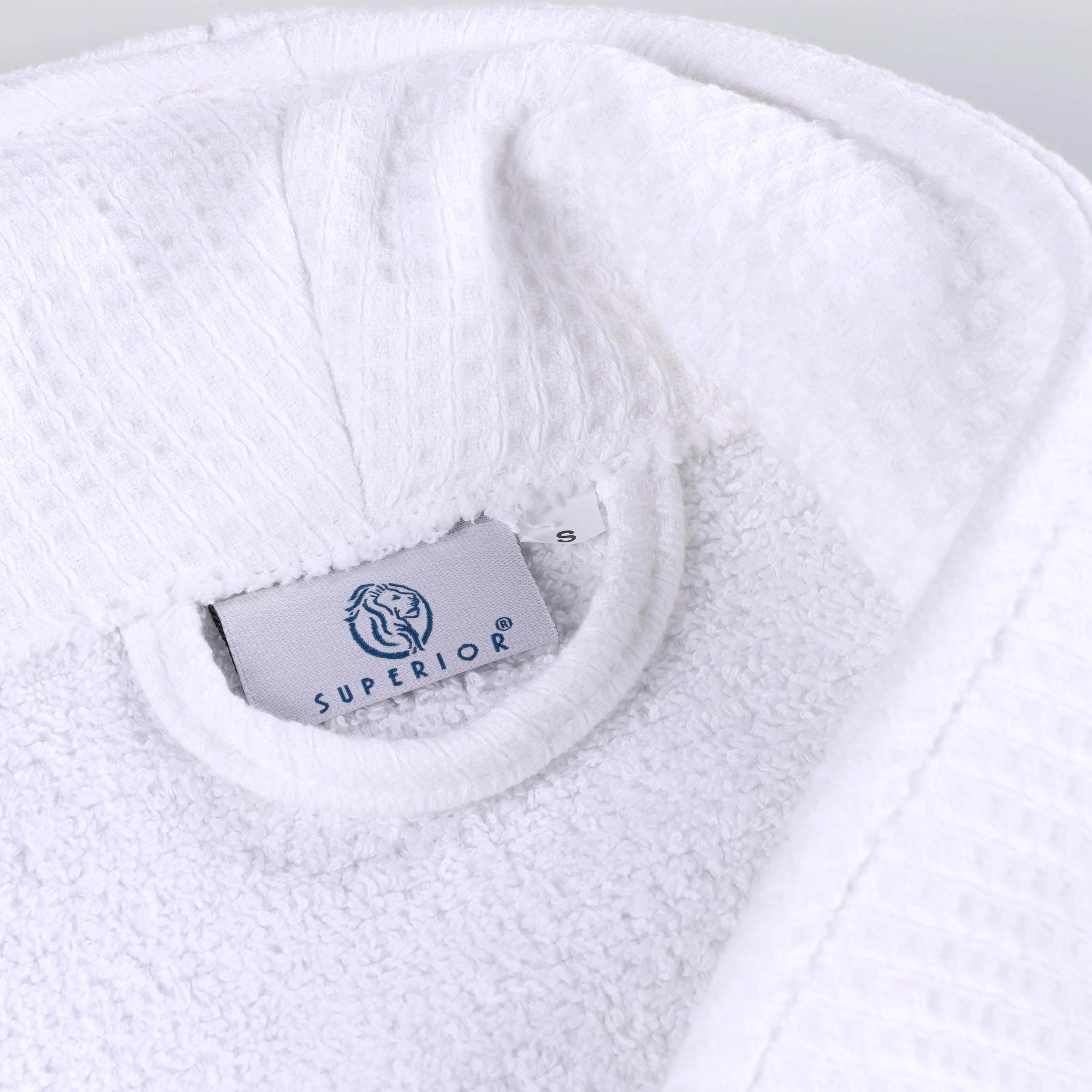 Waffle Weave Cotton Soft Lightweight Oversized Unisex Adult Bath Robe - Bath Robe by Superior Brand