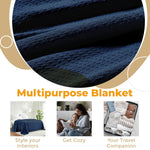 100% Cotton Waffle Blanket – Cooling Waffle Weave, Lightweight & Breathable - Blanket by Superior Brand
