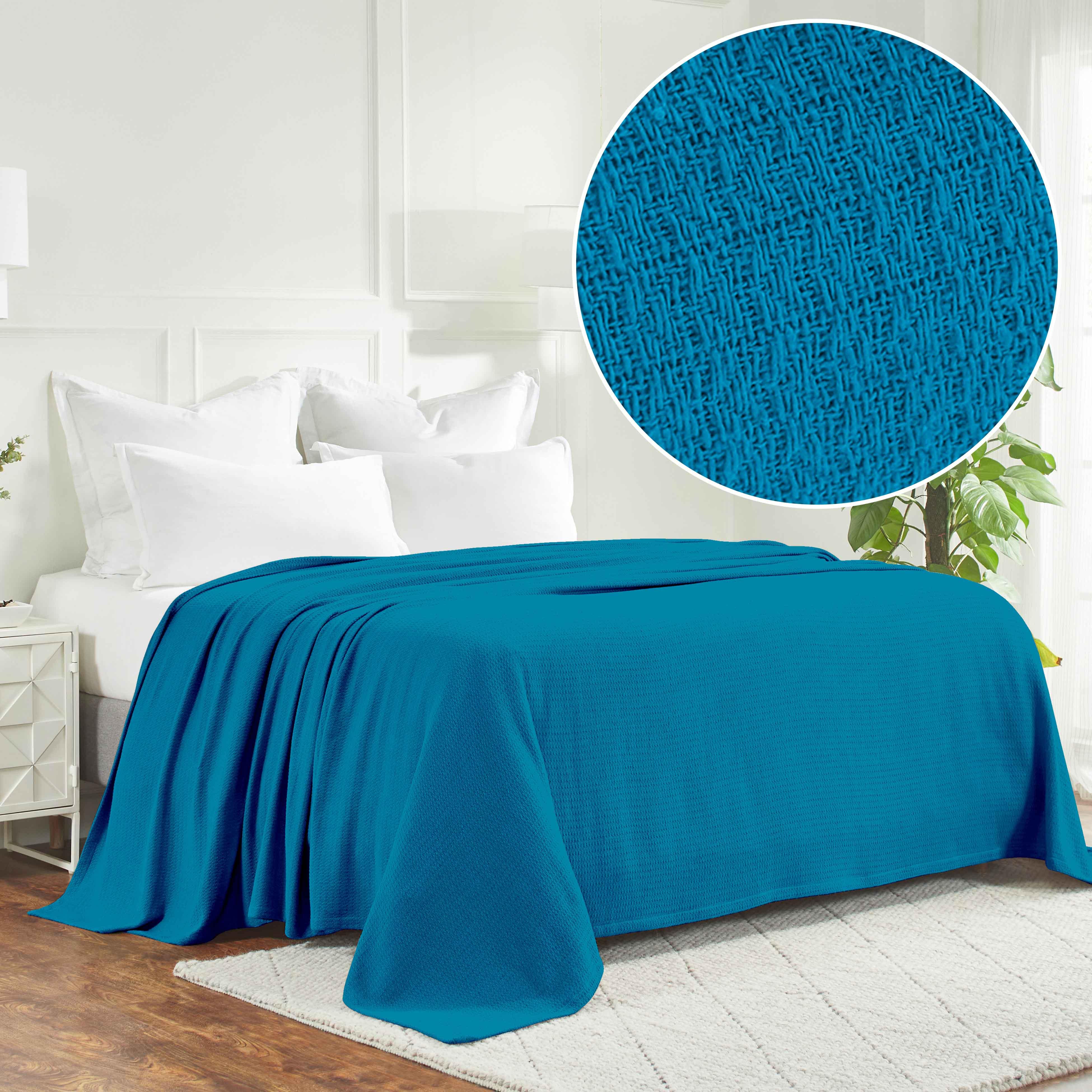 100% Cotton Waffle Blanket – Cooling Waffle Weave, Lightweight & Breathable - Blanket by Superior Brand