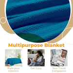 100% Cotton Waffle Blanket – Cooling Waffle Weave, Lightweight & Breathable - Blanket by Superior Brand