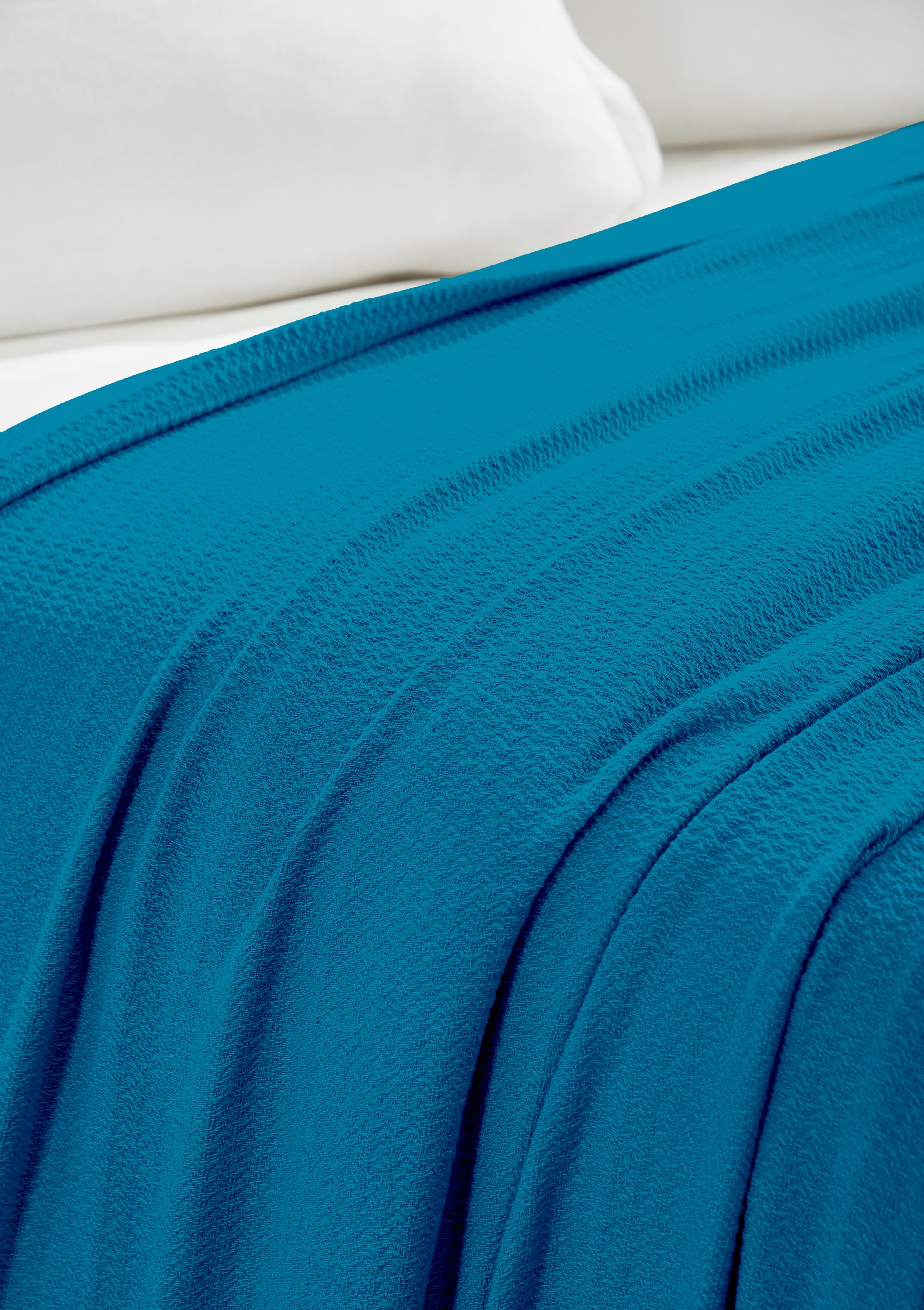 100% Cotton Waffle Blanket – Cooling Waffle Weave, Lightweight & Breathable - Blanket by Superior Brand