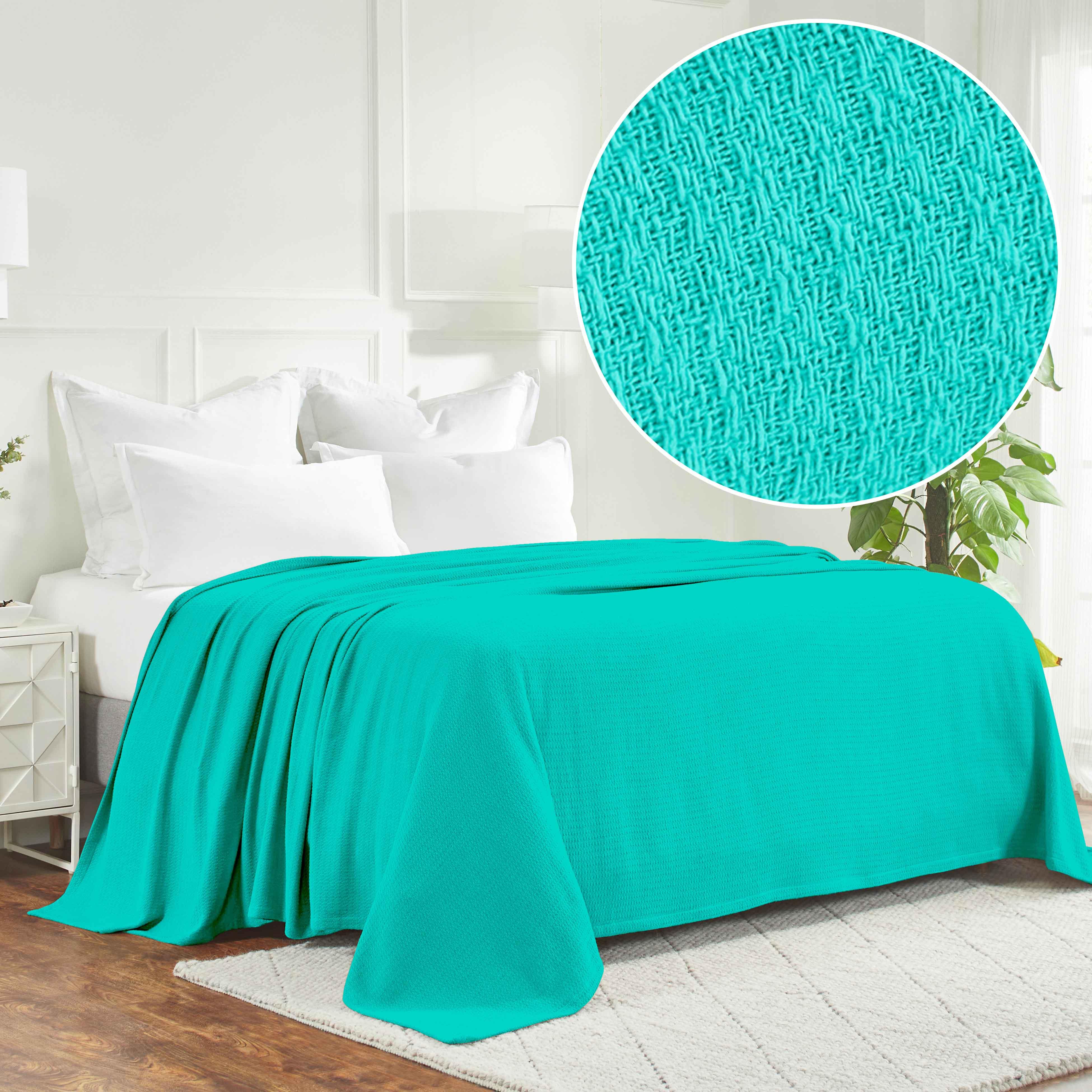 100% Cotton Waffle Blanket – Cooling Waffle Weave, Lightweight & Breathable - Blanket by Superior Brand