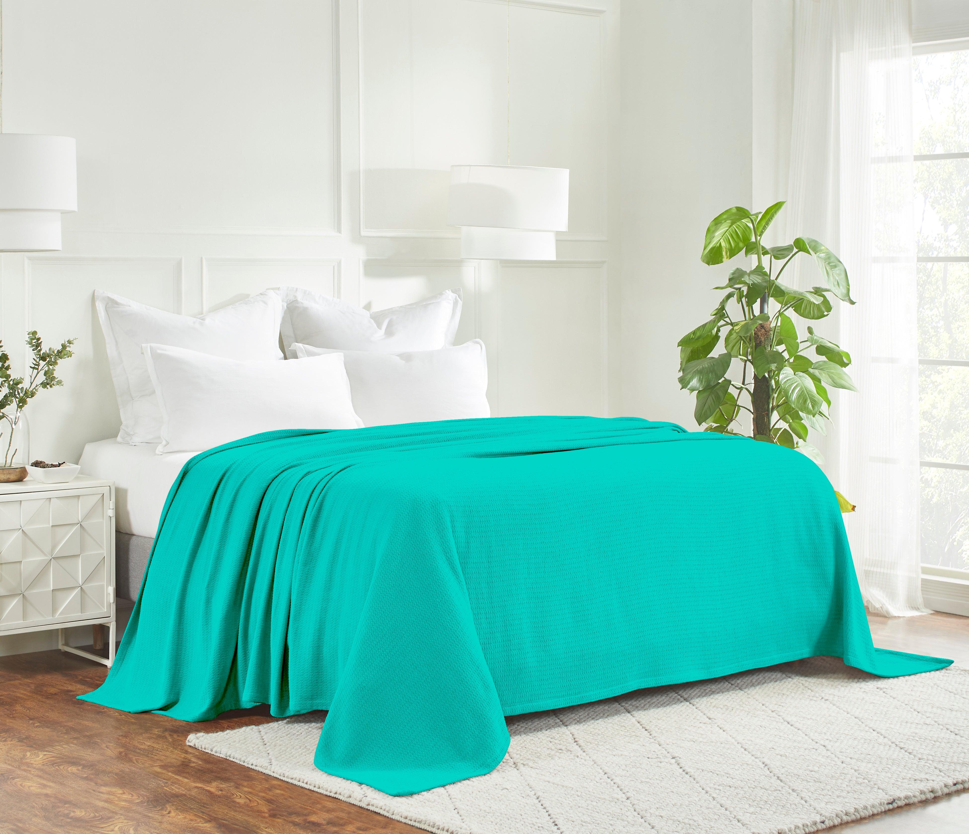 100% Cotton Waffle Blanket – Cooling Waffle Weave, Lightweight & Breathable - Blanket by Superior Brand