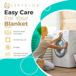 100% Cotton Waffle Blanket – Cooling Waffle Weave, Lightweight & Breathable - Blanket by Superior Brand