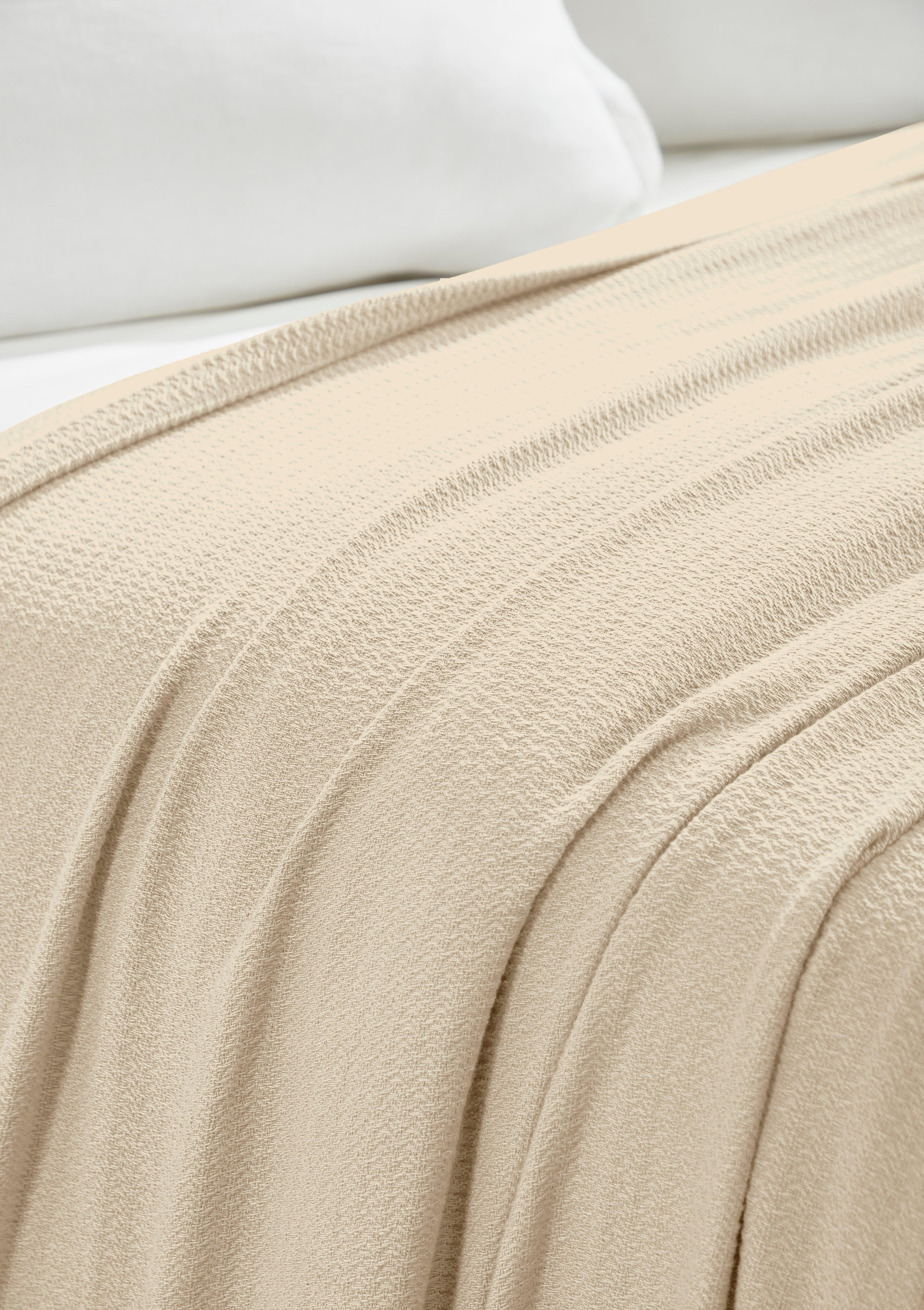 100% Cotton Waffle Blanket – Cooling Waffle Weave, Lightweight & Breathable - Blanket by Superior Brand