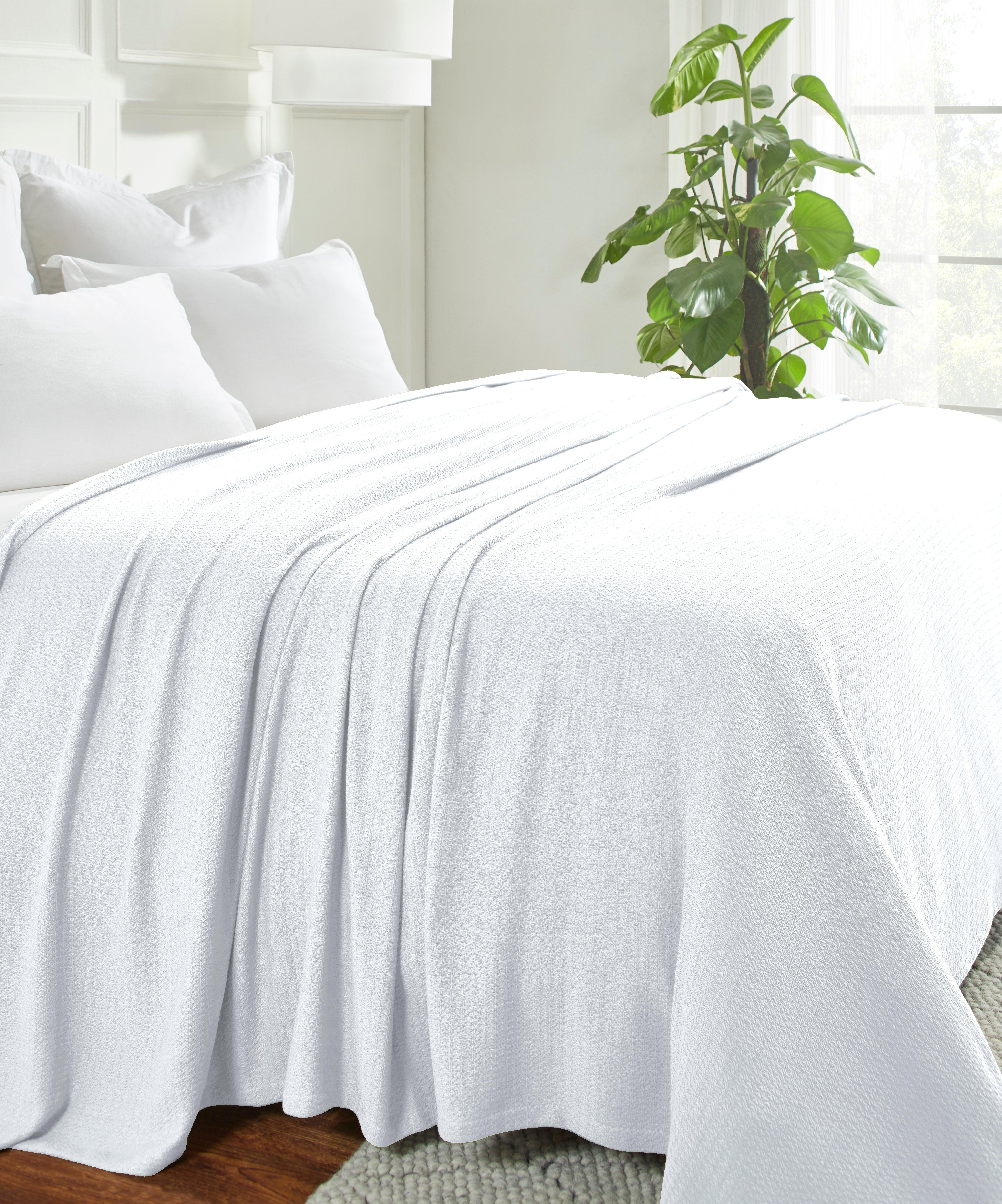 100% Cotton Waffle Blanket – Cooling Waffle Weave, Lightweight & Breathable - Blanket by Superior Brand