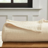 100% Cotton Waffle Blanket – Cooling Waffle Weave, Lightweight & Breathable - Blanket by Superior Brand